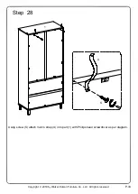 Preview for 33 page of Walker Edison BS68CLHUT Assembly Instructions Manual