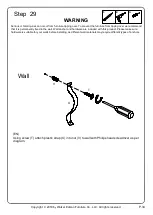 Preview for 34 page of Walker Edison BS68CLHUT Assembly Instructions Manual