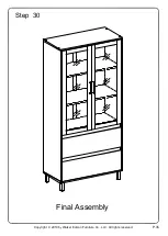 Preview for 35 page of Walker Edison BS68CLHUT Assembly Instructions Manual