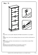 Preview for 24 page of Walker Edison BS68LUK2D Assembly Instructions Manual