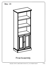 Preview for 32 page of Walker Edison BS68LUK2D Assembly Instructions Manual