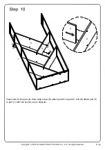 Preview for 14 page of Walker Edison BS68VON Assembly Instructions Manual