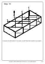 Preview for 19 page of Walker Edison BS68VON Assembly Instructions Manual