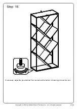 Preview for 20 page of Walker Edison BS68VON Assembly Instructions Manual