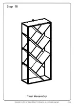 Preview for 22 page of Walker Edison BS68VON Assembly Instructions Manual