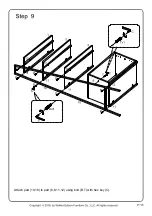 Предварительный просмотр 13 страницы Walker Edison BS72ARST Assembly Instructions Manual