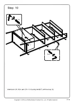 Предварительный просмотр 14 страницы Walker Edison BS72ARST Assembly Instructions Manual