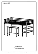 Предварительный просмотр 37 страницы Walker Edison BTLD46SP Assembly Instructions Manual