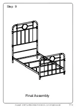 Preview for 14 page of Walker Edison BTMP Assembly Instructions Manual