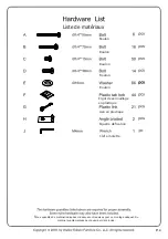 Preview for 4 page of Walker Edison BTSQTOL Assembly Instructions Manual