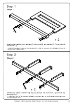 Preview for 5 page of Walker Edison BTSQTOL Assembly Instructions Manual