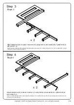 Preview for 6 page of Walker Edison BTSQTOL Assembly Instructions Manual