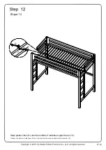 Preview for 12 page of Walker Edison BTSQTOL Assembly Instructions Manual