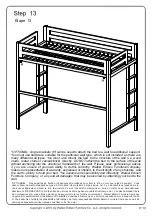 Preview for 13 page of Walker Edison BTSQTOL Assembly Instructions Manual