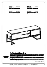 Walker Edison BTTM3F Assembly Instruction Manual предпросмотр