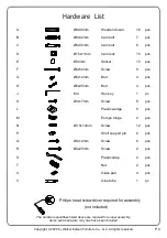 Preview for 4 page of Walker Edison BU24WILBC Assembly Instructions Manual