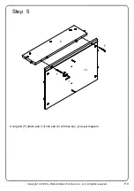 Preview for 9 page of Walker Edison BU24WILBC Assembly Instructions Manual