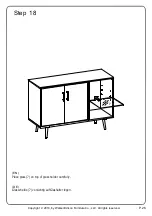 Preview for 26 page of Walker Edison BU44MCA Assembly Instructions Manual