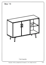 Preview for 27 page of Walker Edison BU44MCA Assembly Instructions Manual