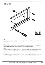 Preview for 25 page of Walker Edison BU47WDRT Assembly Instructions Manual