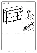 Preview for 16 page of Walker Edison BU48RAD3D Assembly Instructions Manual