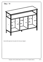 Preview for 18 page of Walker Edison BU48RAD3D Assembly Instructions Manual