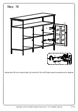 Preview for 22 page of Walker Edison BU48RAD3D Assembly Instructions Manual