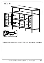 Preview for 24 page of Walker Edison BU48RAD3D Assembly Instructions Manual