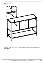 Предварительный просмотр 22 страницы Walker Edison BU48SOI Assembly Instructions Manual