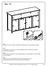 Preview for 30 page of Walker Edison BU52CON Assembly Instructions Manual