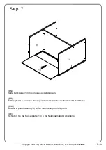 Preview for 16 page of Walker Edison BU52JOR Assembly Instructions Manual