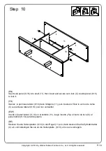 Preview for 19 page of Walker Edison BU52JOR Assembly Instructions Manual