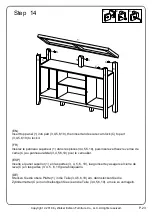 Preview for 23 page of Walker Edison BU52JOR Assembly Instructions Manual