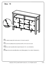 Preview for 25 page of Walker Edison BU52JOR Assembly Instructions Manual