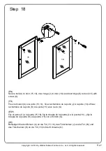 Preview for 27 page of Walker Edison BU52JOR Assembly Instructions Manual