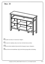 Preview for 29 page of Walker Edison BU52JOR Assembly Instructions Manual