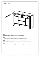 Preview for 32 page of Walker Edison BU52JOR Assembly Instructions Manual