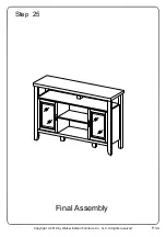 Preview for 34 page of Walker Edison BU52JOR Assembly Instructions Manual