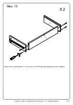 Preview for 17 page of Walker Edison BU52SERSD Assembly Instructions Manual