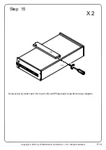 Preview for 19 page of Walker Edison BU52SERSD Assembly Instructions Manual