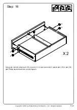 Preview for 20 page of Walker Edison BU52SERSD Assembly Instructions Manual