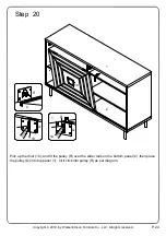 Preview for 24 page of Walker Edison BU52SERSD Assembly Instructions Manual