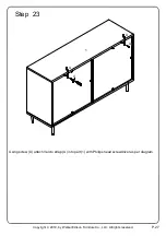 Preview for 27 page of Walker Edison BU52SERSD Assembly Instructions Manual