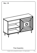 Preview for 30 page of Walker Edison BU52SERSD Assembly Instructions Manual