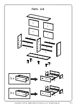 Предварительный просмотр 3 страницы Walker Edison BU52SV6D Assembly Instructions Manual