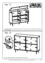 Предварительный просмотр 12 страницы Walker Edison BU52SV6D Assembly Instructions Manual