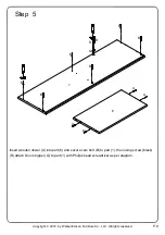 Предварительный просмотр 9 страницы Walker Edison BU56KIN2DD Assembly Instructions Manual