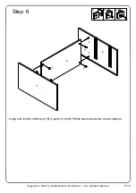 Предварительный просмотр 10 страницы Walker Edison BU56KIN2DD Assembly Instructions Manual