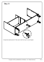 Предварительный просмотр 12 страницы Walker Edison BU56KIN2DD Assembly Instructions Manual