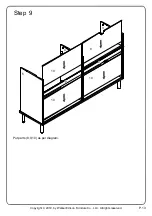 Предварительный просмотр 13 страницы Walker Edison BU56KIN2DD Assembly Instructions Manual